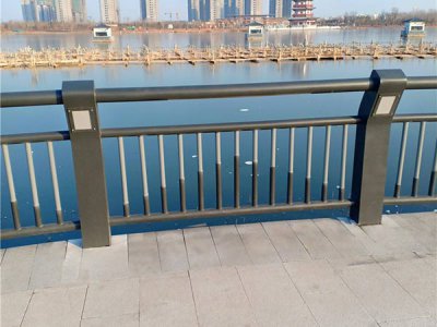 河道橋梁護欄 黑色